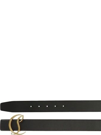 Christian Louboutin Belts In Black Leather