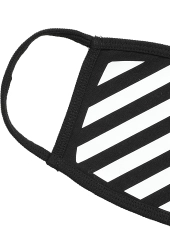 Off-White Diagonal Stripes Face Mask