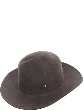 Super Duper Hats Round Crown Large Raw Brim