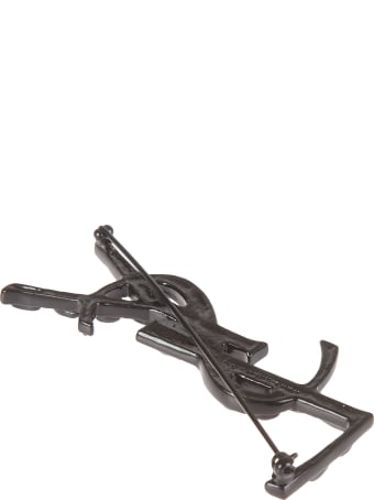 Saint Laurent Logo Monogram Pin