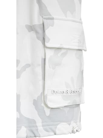 Dolce & Gabbana Camouflage Jersey Bermuda Shorts
