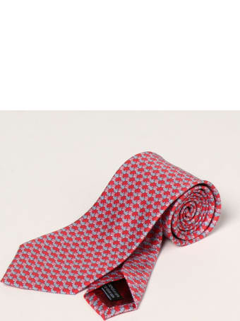 Salvatore Ferragamo Tie Salvatore Ferragamo Silk Tie With Micro Fish