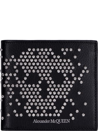 Alexander McQueen Leather Flap-over Wallet