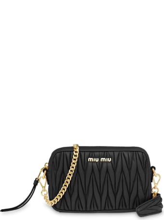 Miu Miu Matelasse Bandoleer Bag