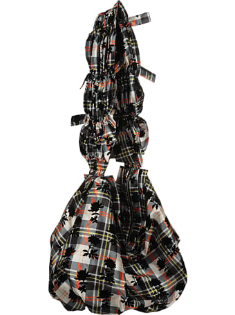 Chopova Lowena Flocked Polyester Bag With Handle