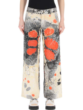 Chopova Lowena Multicolor Denim Jeans