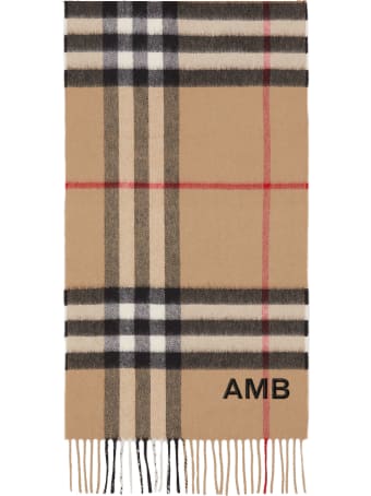 Burberry Mu Giant Chk Scarf