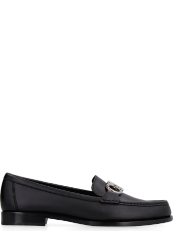 Salvatore Ferragamo Gancini Leather Loafers