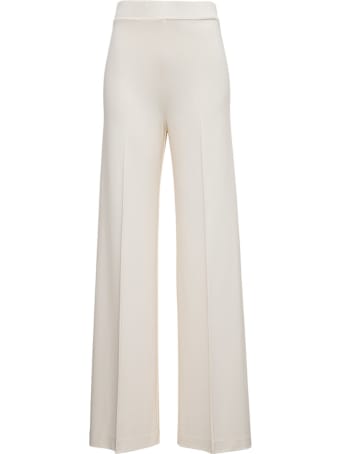 Jil Sander Wide Pants In White Viscose