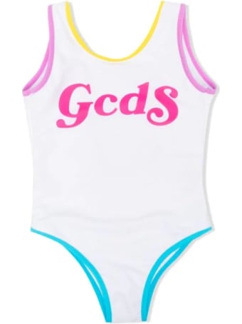 GCDS One Piece Swimsuit With Print