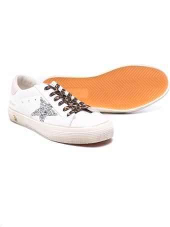 Golden Goose White Leather Superstar Sneakers