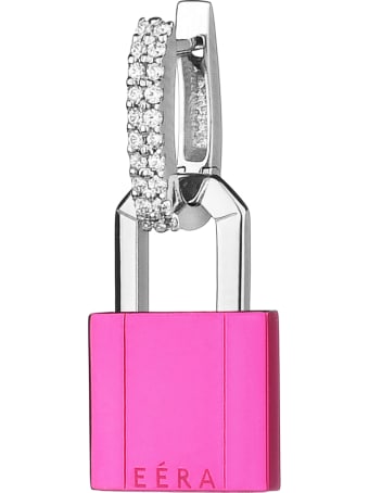 EÉRA Lock Single Earring In 18k Gold And Diamond