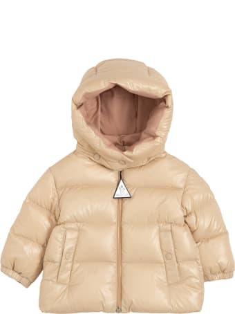Moncler Selen Beige Nylon Down Jacket
