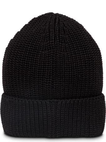 Barrow Black Wool Hat With Logo