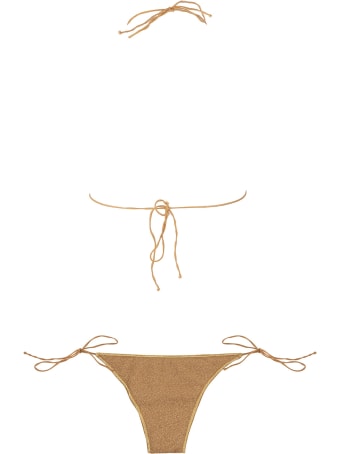 Oseree Gold Lumiere Two Piece Bikini