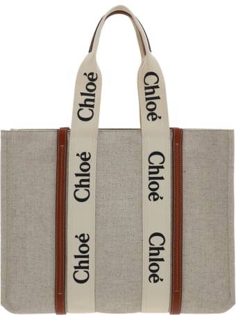 Chloé X Mifuko Woody Large Tote Bag