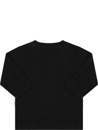 Hugo Boss Black T-shirt For Babykids With Logo