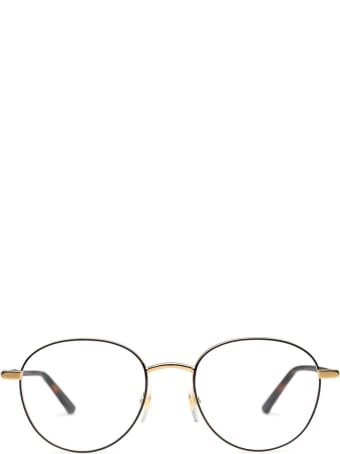 Gucci Gucci Gg0392o Black & Gold Glasses