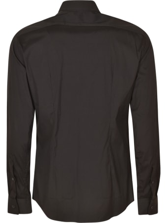 Les Hommes Slim Fit Insert Details Shirt