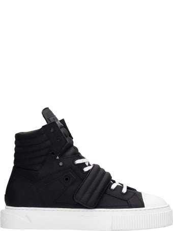 Gienchi Hypnos Sneakers In Black Rubber/plasic