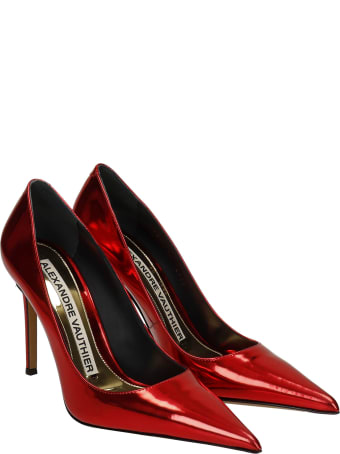 Alexandre Vauthier Pumps In Red Leather