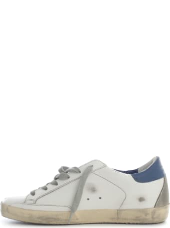 Golden Goose Super-star Leather Upper And Heel Suede Star And Heel
