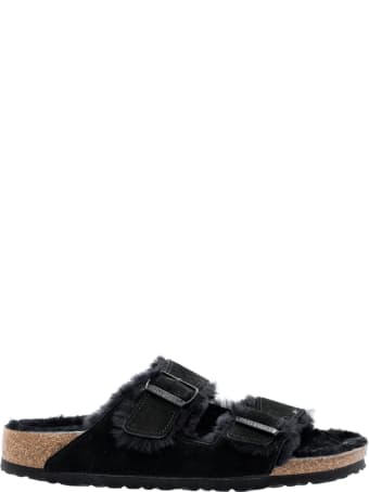 Birkenstock Arizona Shearling Suede Leather