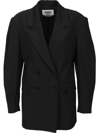 MSGM Double Breasted Blazer