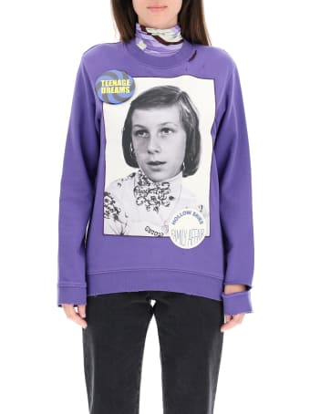 Raf Simons Sweatshirt With Girl Patch