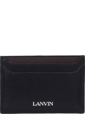 Lanvin Wallet In Black Leather