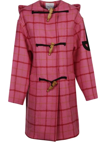 Patou Duffle Check Coat
