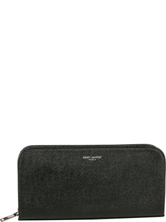 Saint Laurent Logo Zip-around Wallet