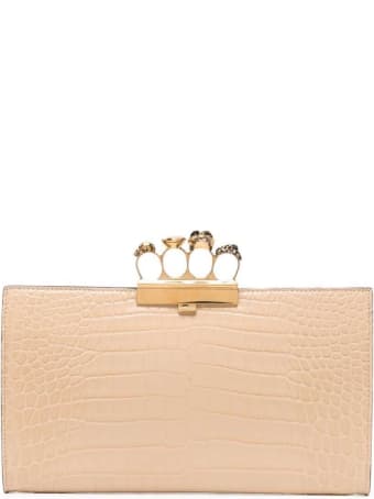 Alexander McQueen Skull Four Ring Flat