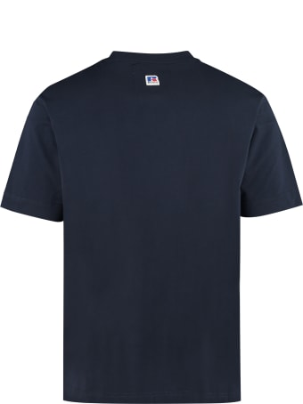 Russell Athletic Cotton Crew-neck T-shirt - Boss X Russell Athletic