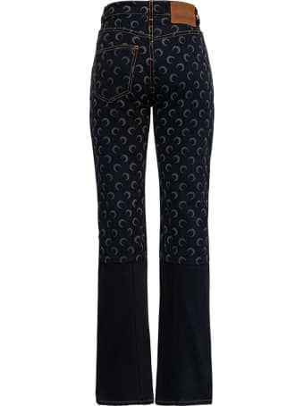 Marine Serre Moon Five Pockets Denim Jeans