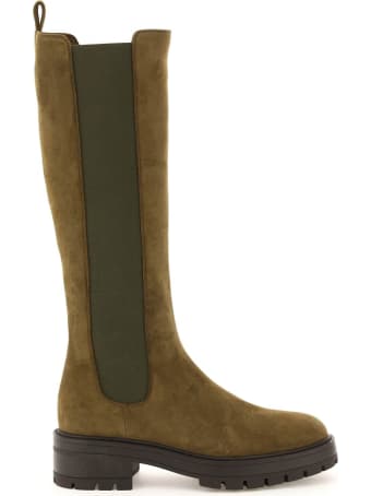 Aquazzura Crosby Chelsea High Boots