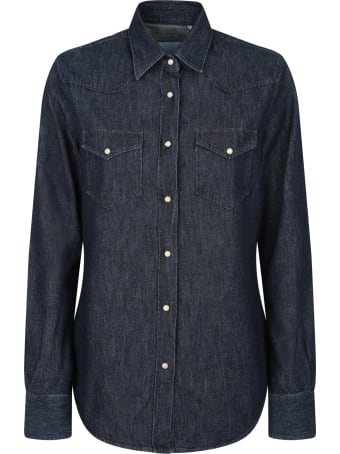 Xacus Camicia Texana Denim Blu
