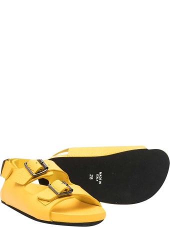 Gallucci Sandals With Yellow Buckle