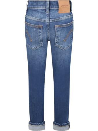 Dondup Light Blue ''ritchie'' Jeans For Boy