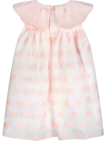 La stupenderia Pink Dress For Babygirl