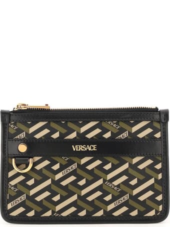 Versace La Greca Signature Pouch