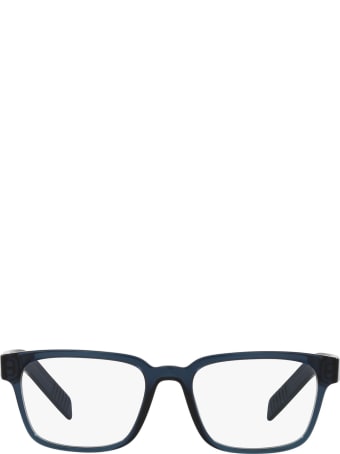 Prada Eyewear Prada Pr 15wv Transparent Blue Glasses