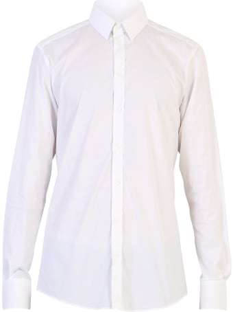 Dolce & Gabbana White Stretch Shirt