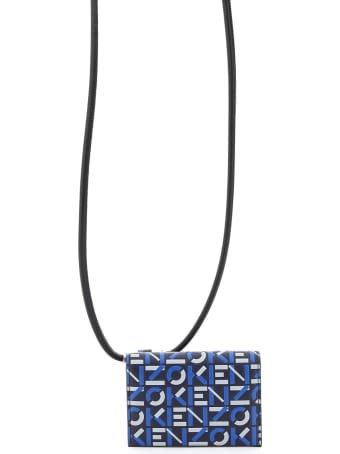 Kenzo Card Holder Pouch On Strap Logo