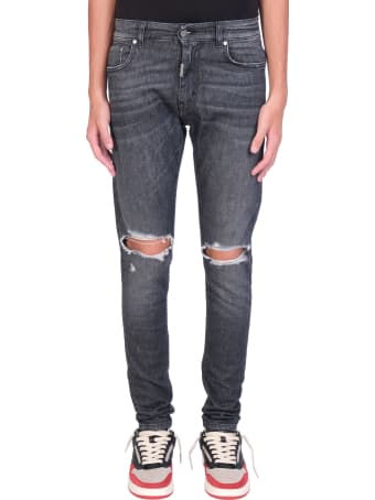 REPRESENT Destroyer Jeans In Black Denim