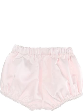 Chiara Ferragni Pink Satin Culotte With Cf Logo