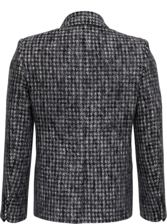 Saint Laurent Double-breasted Wool Blend Jacket