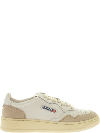 Autry Medalist Low - Leather And Suede Sneakers