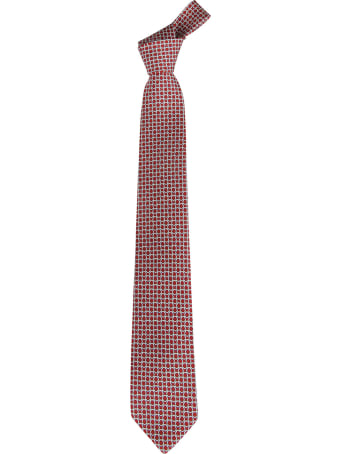 Salvatore Ferragamo Motif Print Neck Tie