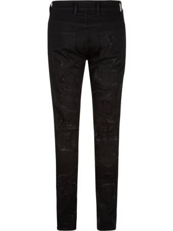 REPRESENT Shredded Denim Jeans